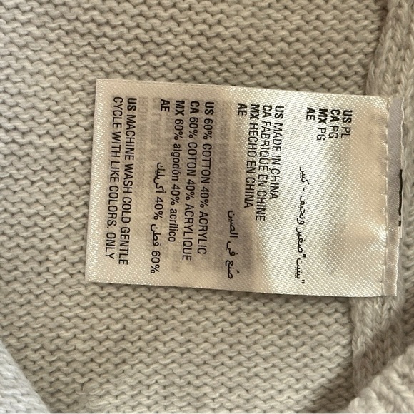 Style & Co Petite Sweater PL Silver Heather NWT - Picture 7 of 7